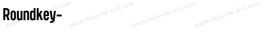 Roundkey字体转换