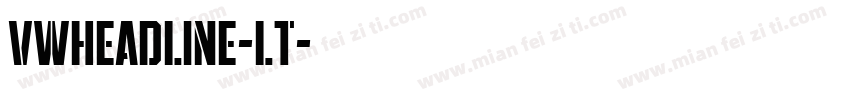 VWHeadline-Lt字体转换