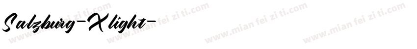 Salzburg-Xlight字体转换