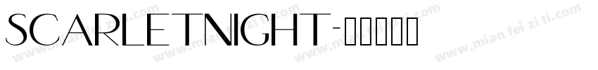 ScarletNight字体转换