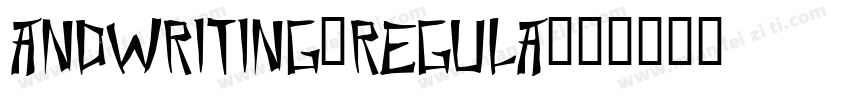 andwriting3regula字体转换