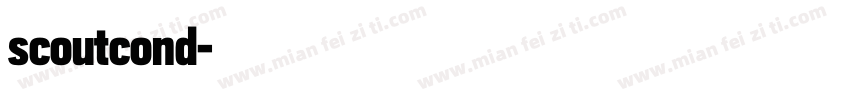 scoutcond字体转换