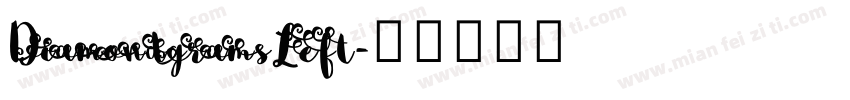 DiamondgramsLeft字体转换