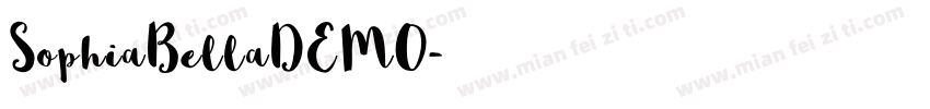 SophiaBellaDEMO字体转换
