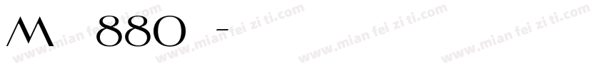 Mod880i字体转换