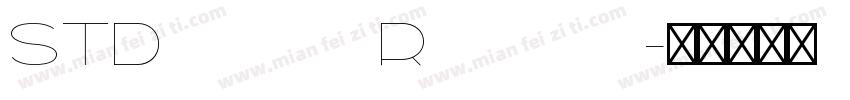 STDruzhbaRegular字体转换