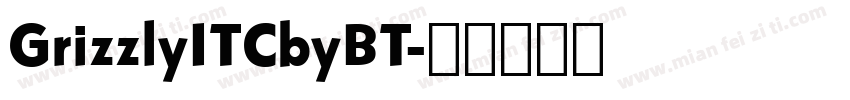 GrizzlyITCbyBT字体转换