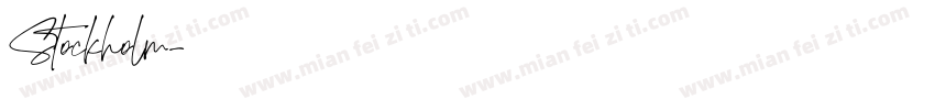 Stockholm字体转换