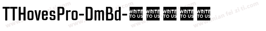 TTHovesPro-DmBd字体转换