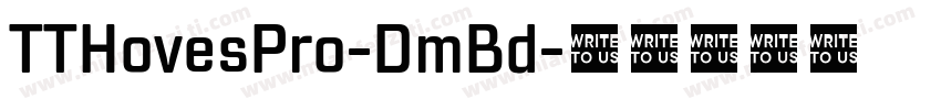 TTHovesPro-DmBd字体转换