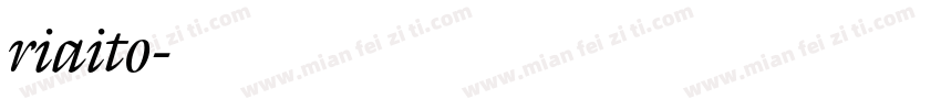 riaito字体转换
