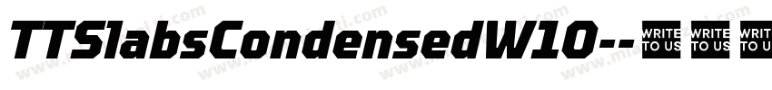 TTSlabsCondensedW10-字体转换