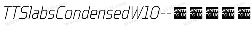 TTSlabsCondensedW10-字体转换