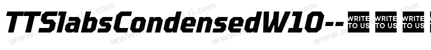 TTSlabsCondensedW10-字体转换