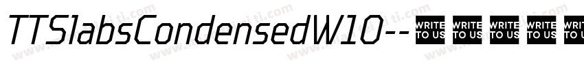 TTSlabsCondensedW10-字体转换