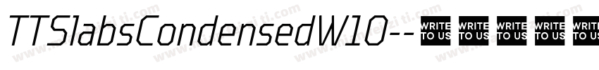 TTSlabsCondensedW10-字体转换
