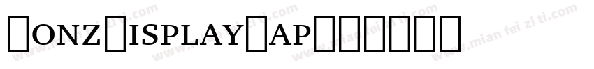 BonzDisplayCap字体转换