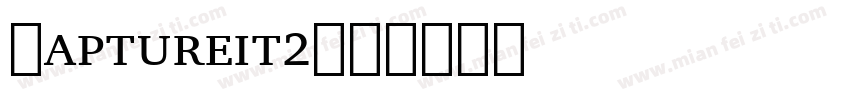 Captureit2字体转换