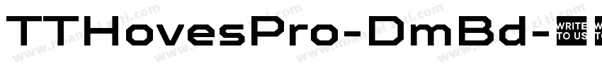 TTHovesPro-DmBd字体转换