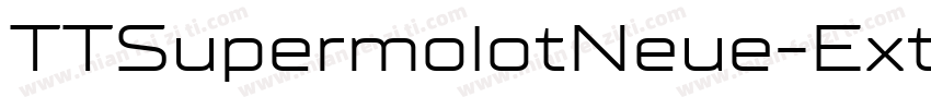 TTSupermolotNeue-Ext字体转换