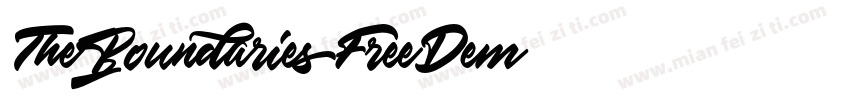 TheBoundariesFreeDem字体转换