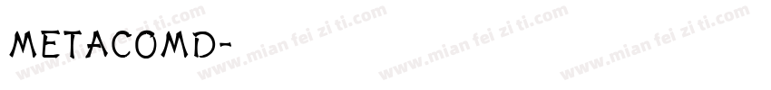 METACOMD字体转换