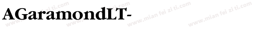 AGaramondLT字体转换