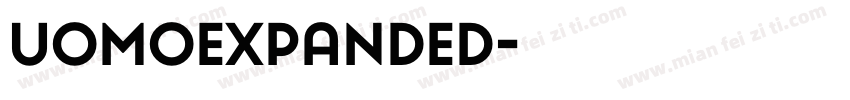 UomoExpanded字体转换