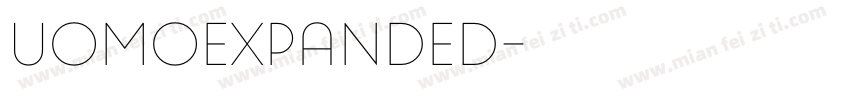 UomoExpanded字体转换