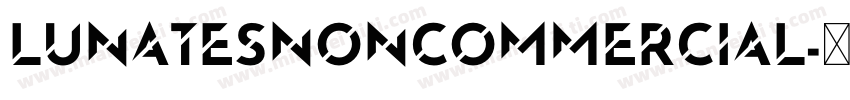 LunatesNonCommercial字体转换
