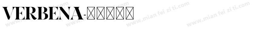 Verbena字体转换