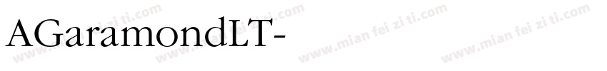 AGaramondLT字体转换