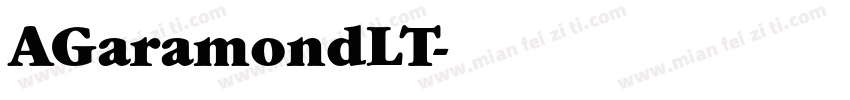AGaramondLT字体转换