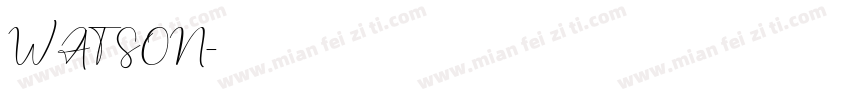WATSON字体转换