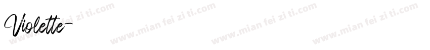 Violette字体转换