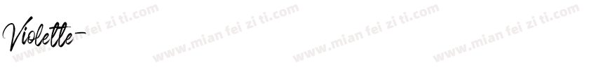 Violette字体转换