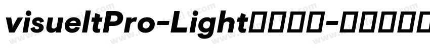 visueltPro-Light字体下载字体转换