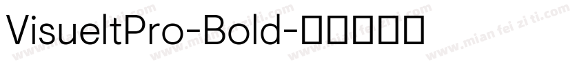 VisueltPro-Bold字体转换
