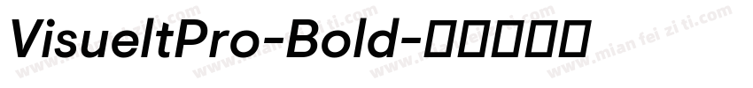 VisueltPro-Bold字体转换