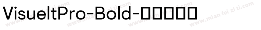 VisueltPro-Bold字体转换