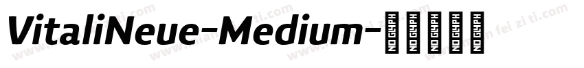VitaliNeue-Medium字体转换