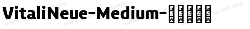 VitaliNeue-Medium字体转换