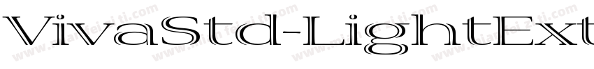 VivaStd-LightExtraExtended字体转换