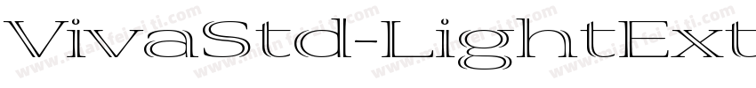 VivaStd-LightExtraExtended字体转换