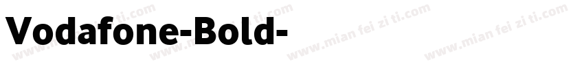 Vodafone-Bold字体转换