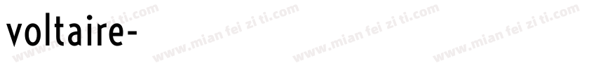 voltaire字体转换