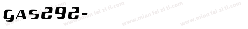 gas292字体转换