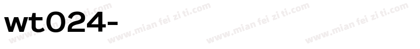wt024字体转换