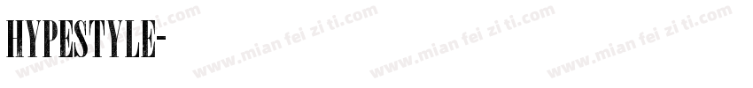 HypeStyle字体转换