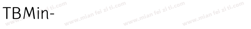 TBMin字体转换